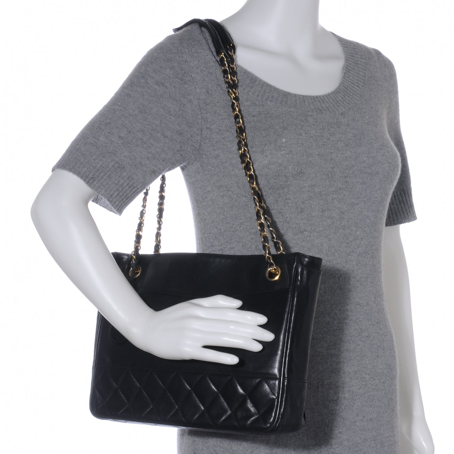 Lambskin Small Shoulder Bag Black