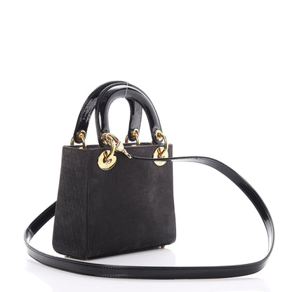 Christian Dior Suede Diorissimo Mini Lady Dior Black 3 of 7