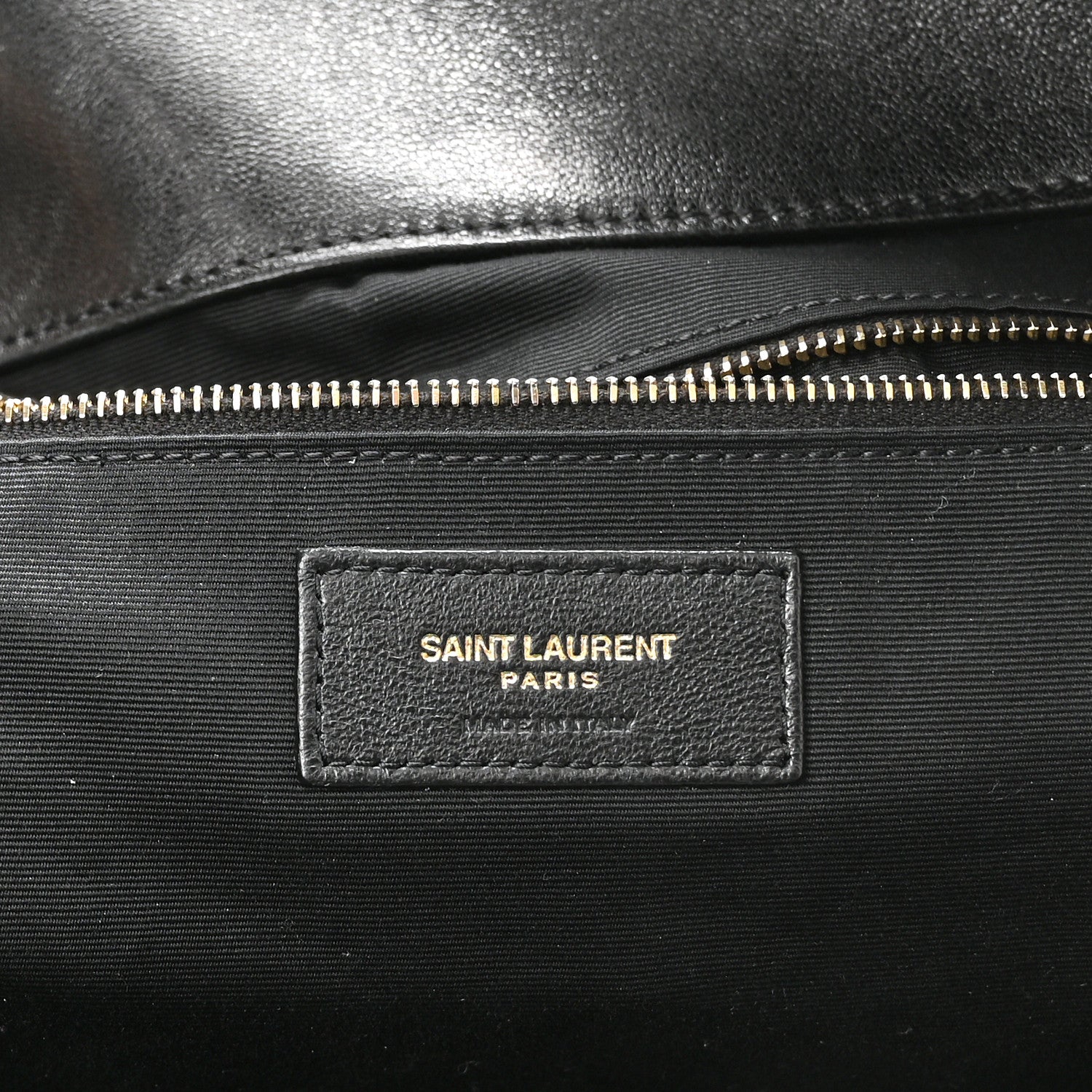 Saint Laurent Lambskin Quilted Maxi Icare Shopping Tote Black 7 of 12