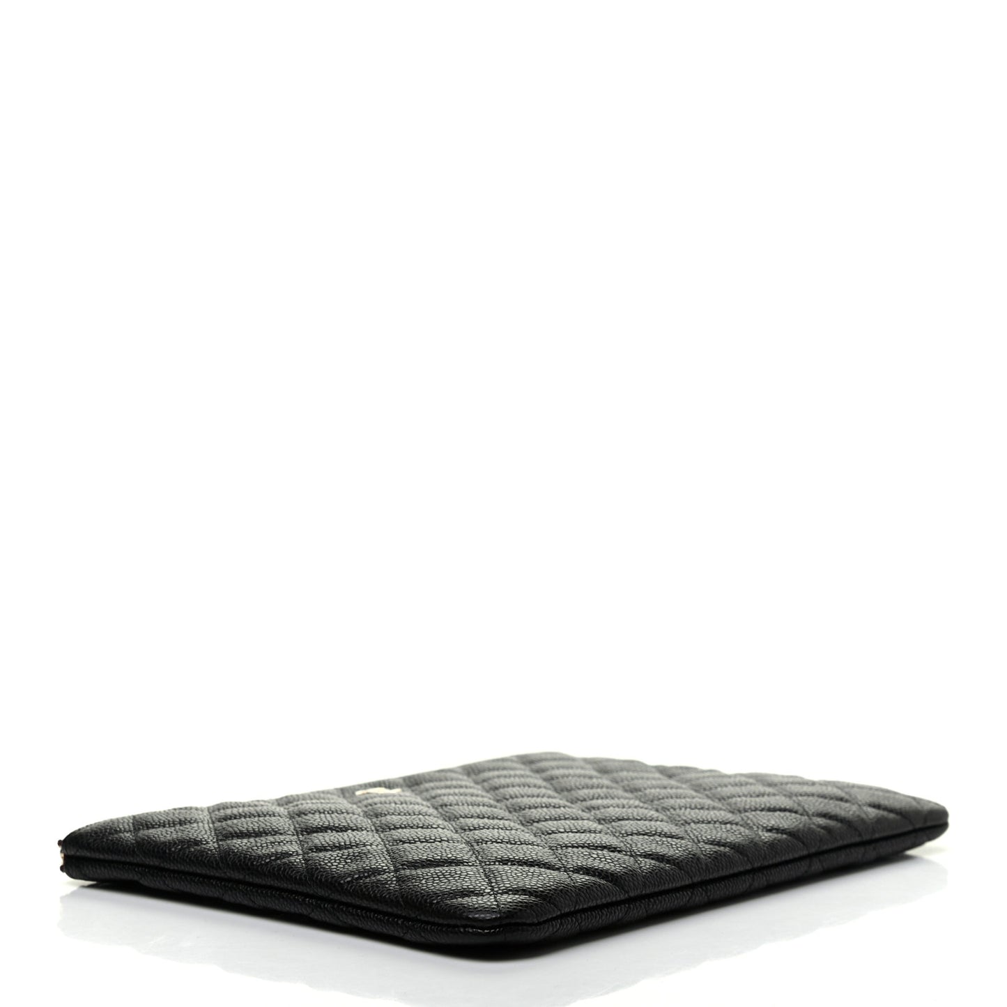 Caviar Quilted Medium Cosmetic Case Black
