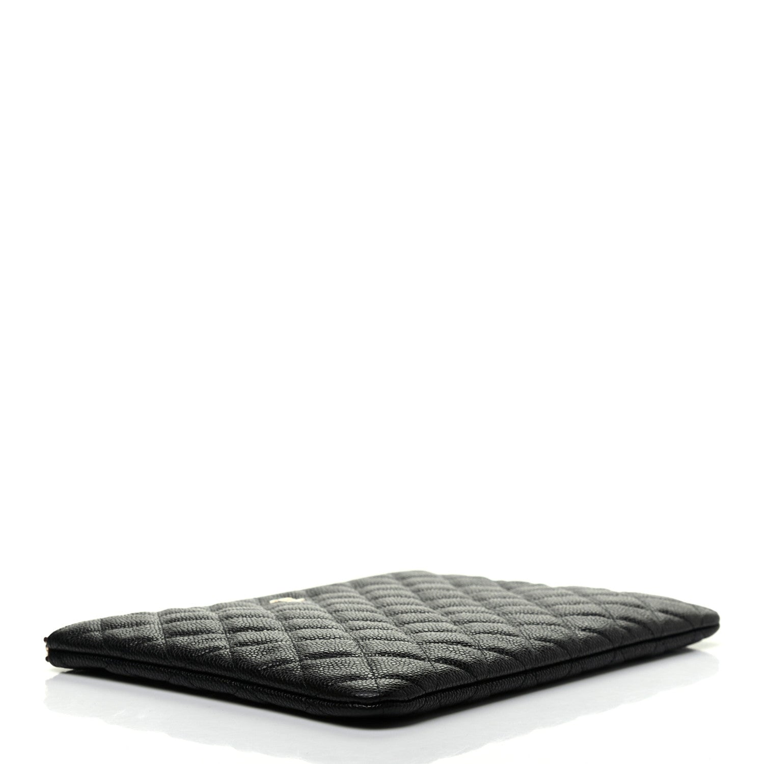 Chanel Caviar Quilted Medium Cosmetic Case Black 4 of 8