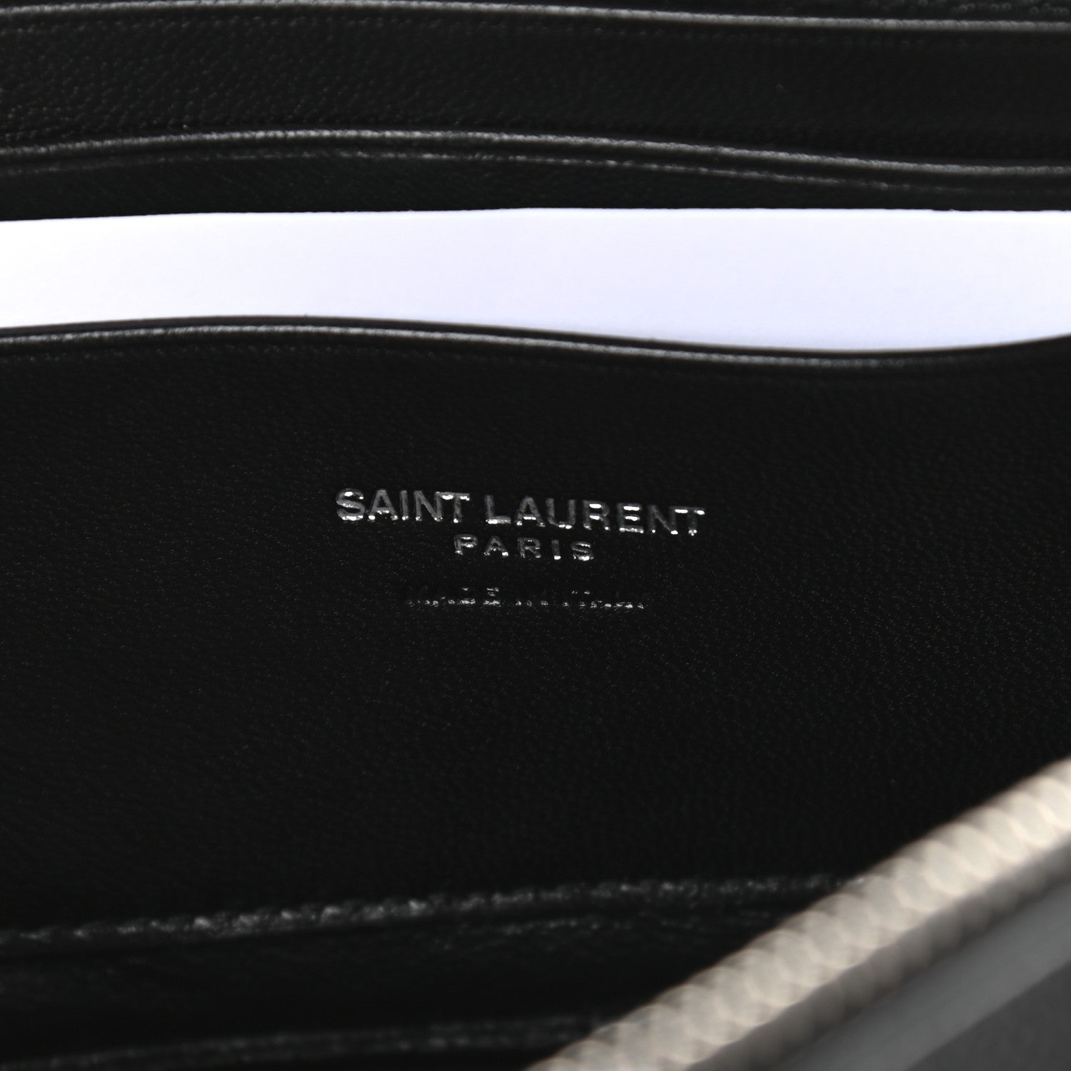 Saint Laurent Grain De Poudre Matelasse Monogram Mini Lou Camera Bag Black 6 of 10