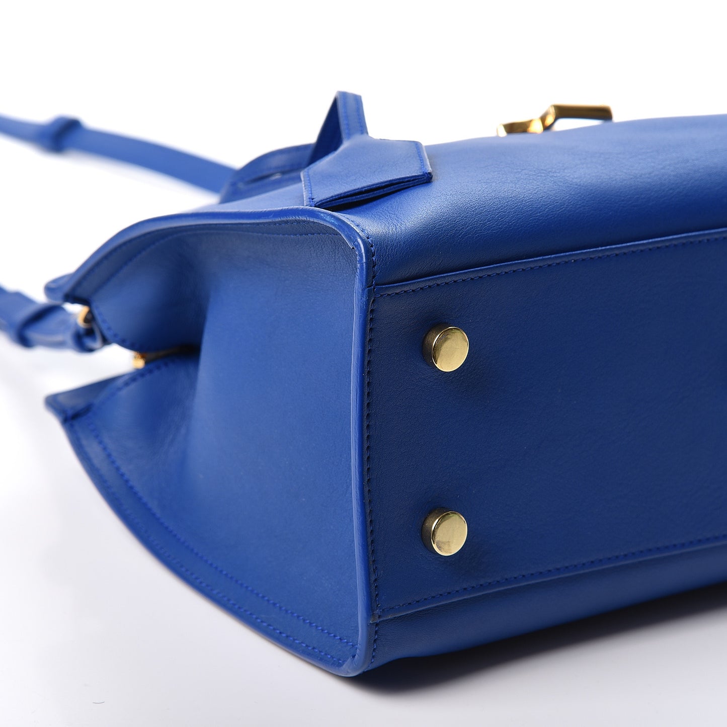 Calfskin Monogram Baby Cabas Blue Majorelle