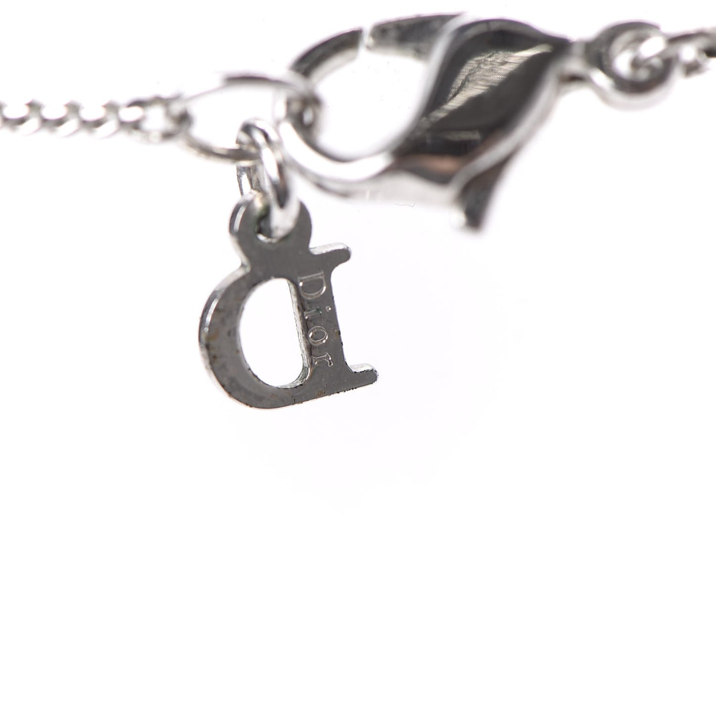 Teddy Bear Necklace Silver