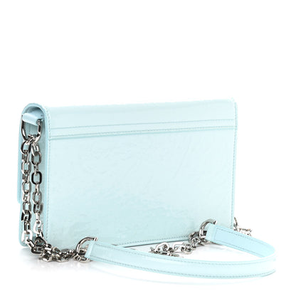 Givenchy Patent Textured Goatskin Small 4G Crossbody Sky Blue 3 of 8