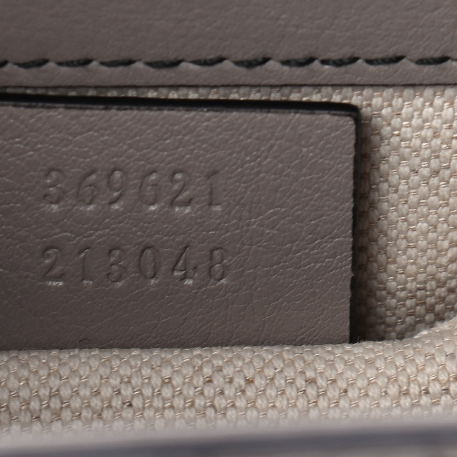 Gucci Guccissima Small Emily Chain Shoulder Bag Storm Grey 7 of 9
