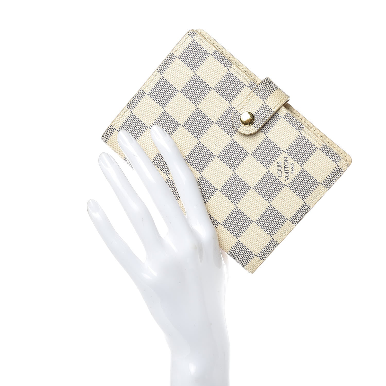 Louis Vuitton Damier Azur Small Ring Agenda Cover 2 of 8