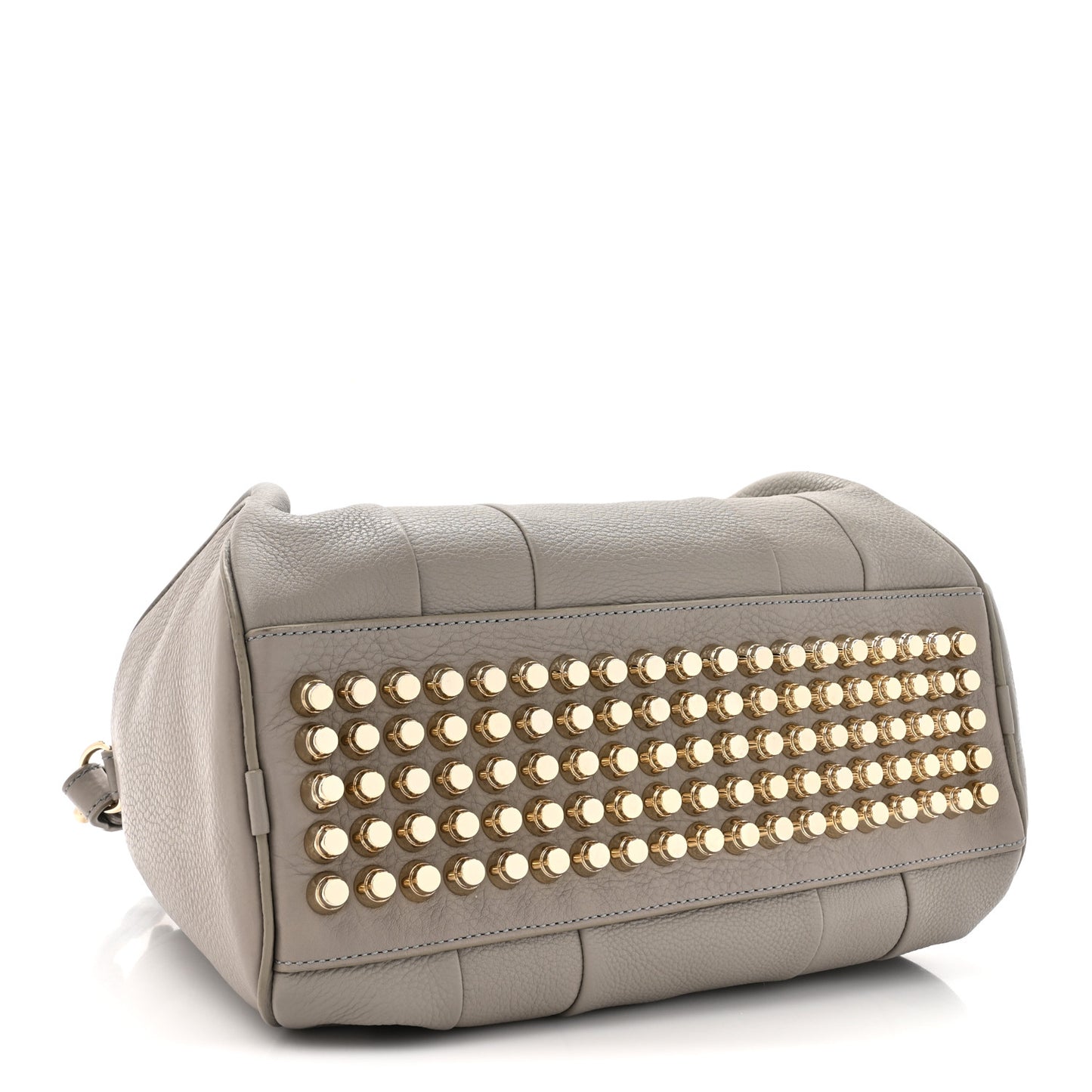 Pebbled Calfskin Rockie Mink Silver Hardware