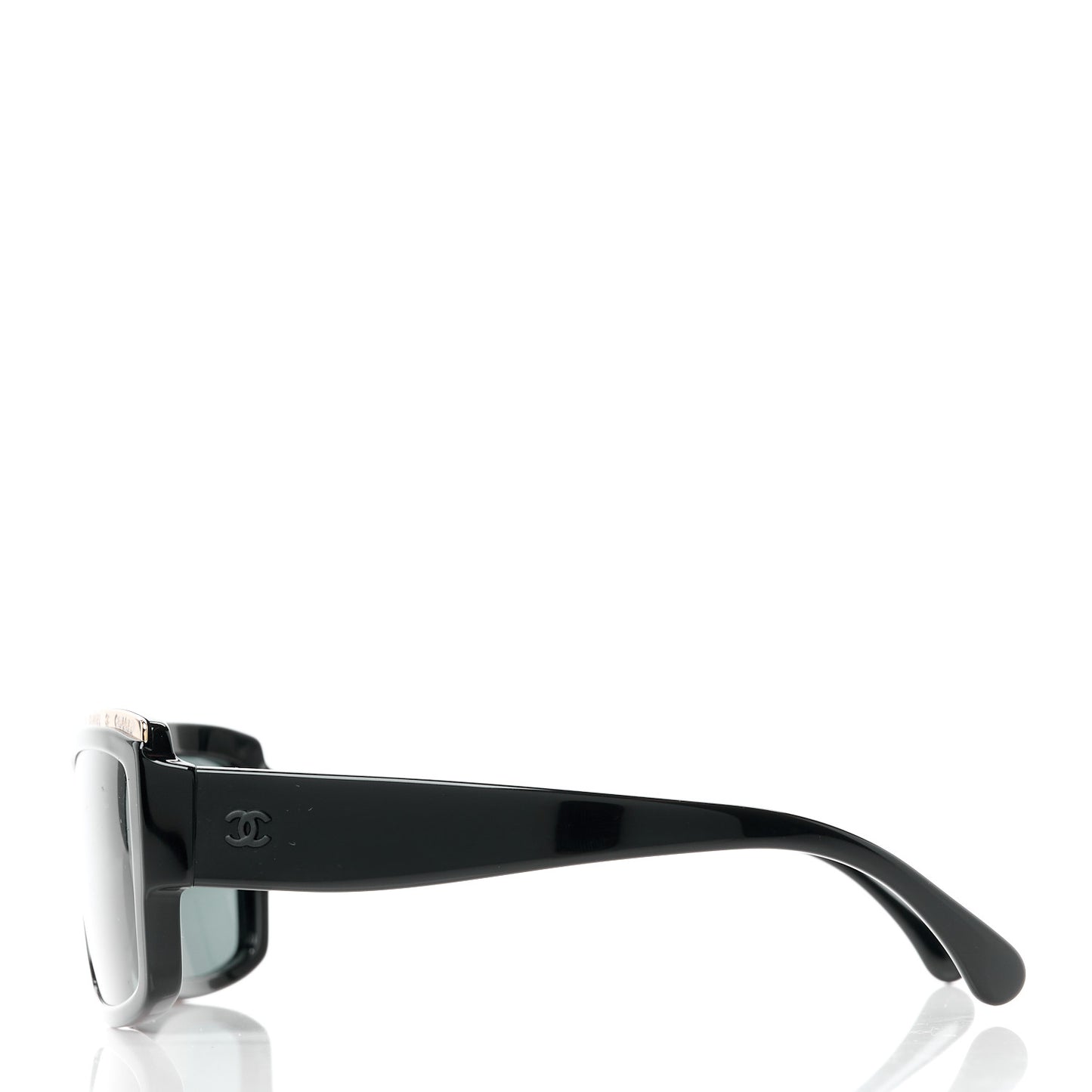 Acetate Shield Sunglasses 71504 Black