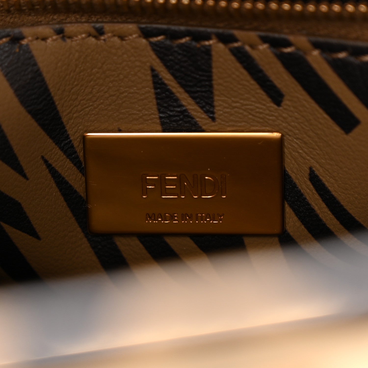 Fendi X SARAH COLEMAN Vitello Liberty Shiny Nappa Plexiglass FF Vertigo Mini Peekaboo Iconic Satchel 7 of 11