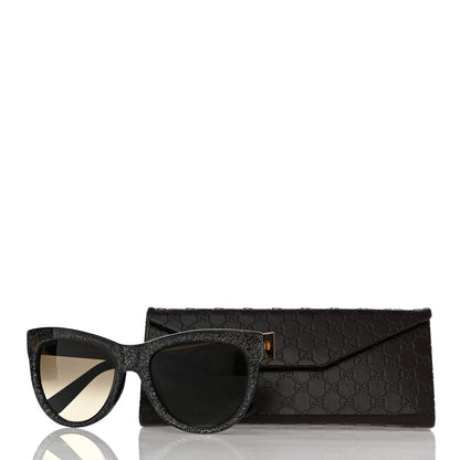 Gucci Glitter Cat Eye Sunglasses 3739/N/S Black 8 of 8