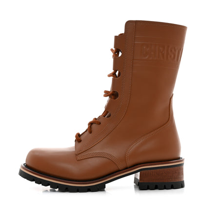 Christian Dior Calfskin Dior Quest 35mm Hiking Boots 37.5 Golden Saddle 1 of 7
