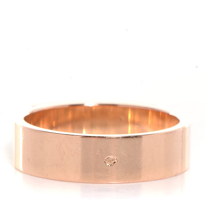 Hermes 18K Rose Gold Diamond PM Kelly Ring 51 5.75 8 of 9