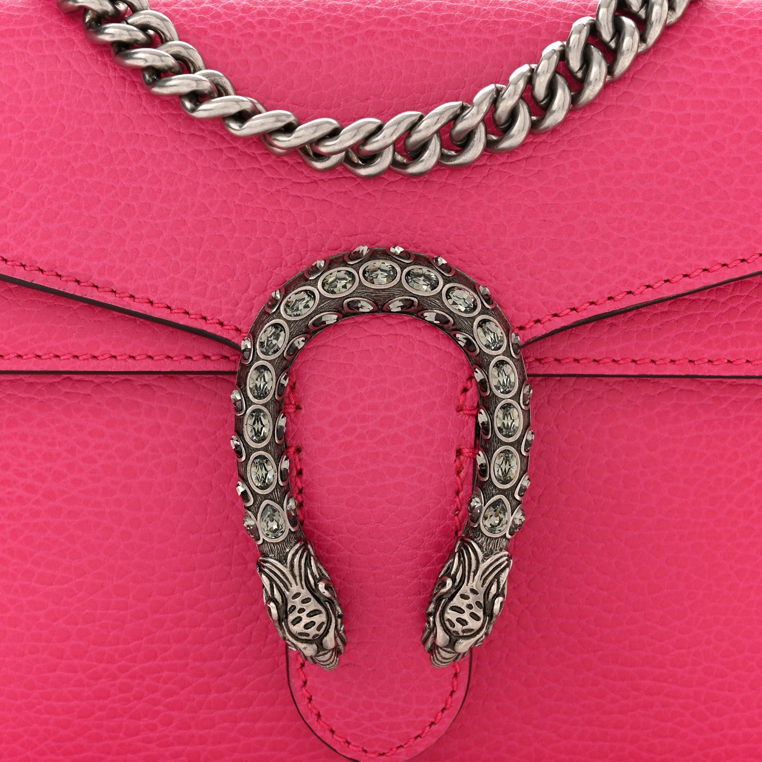 Gucci Calfskin Mini Dionysus Shoulder Bag Box Pink 8 of 11
