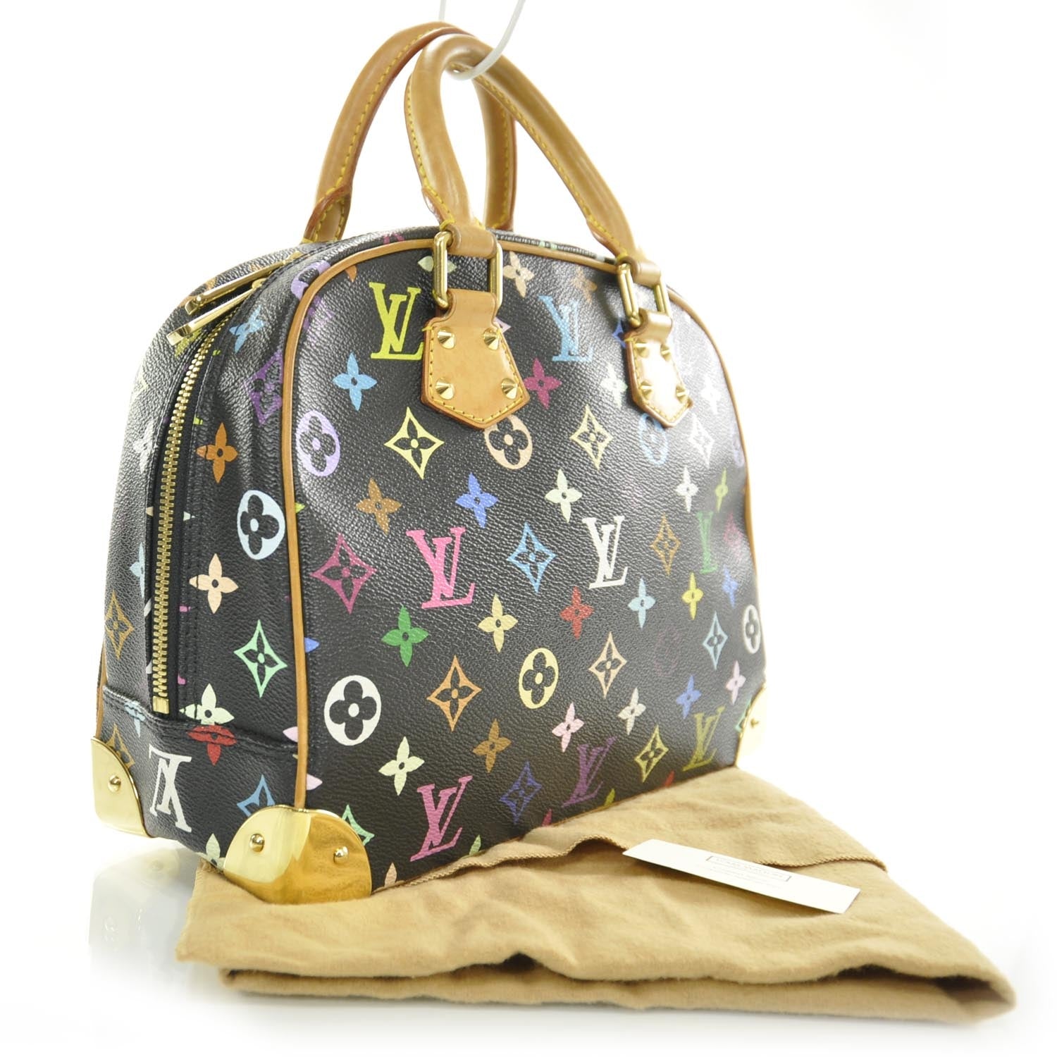 Louis Vuitton Monogram Multicolor Trouville Black 3 of 8