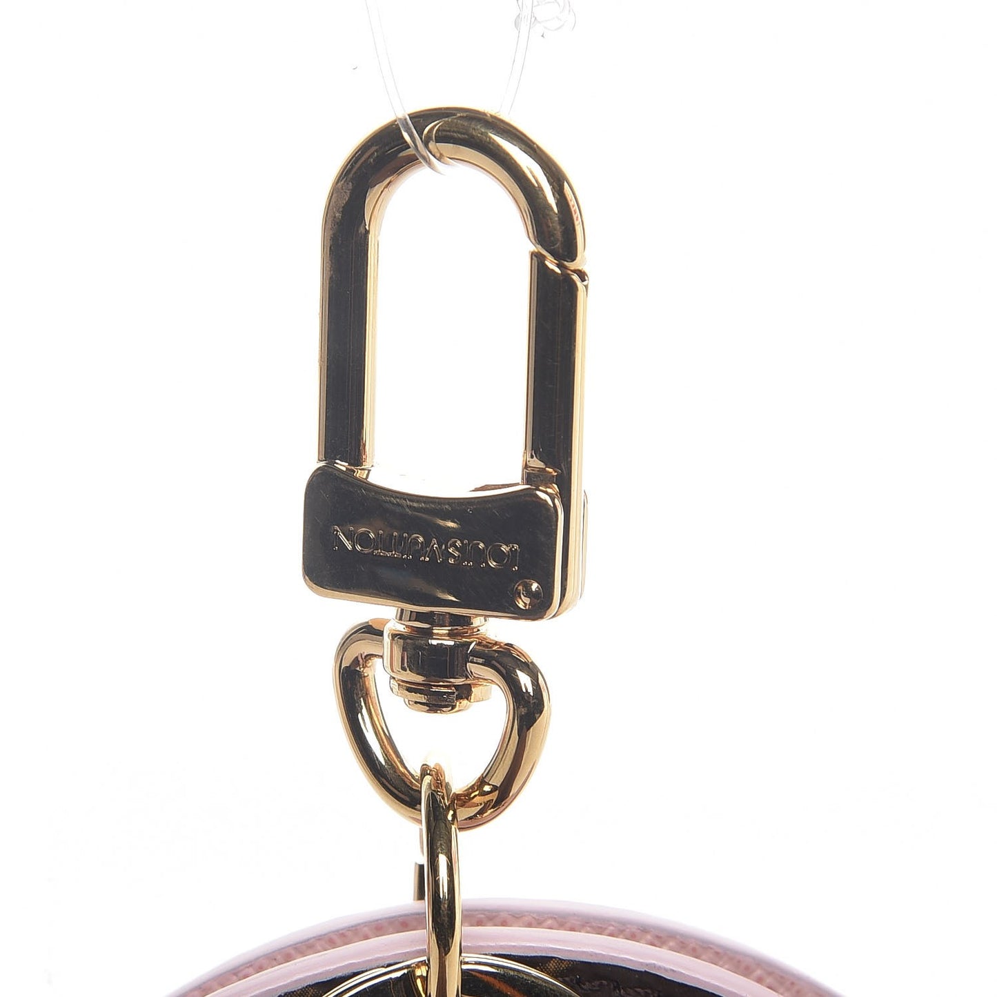 Monogram LV Mirror Key Holder Rose Ballerine