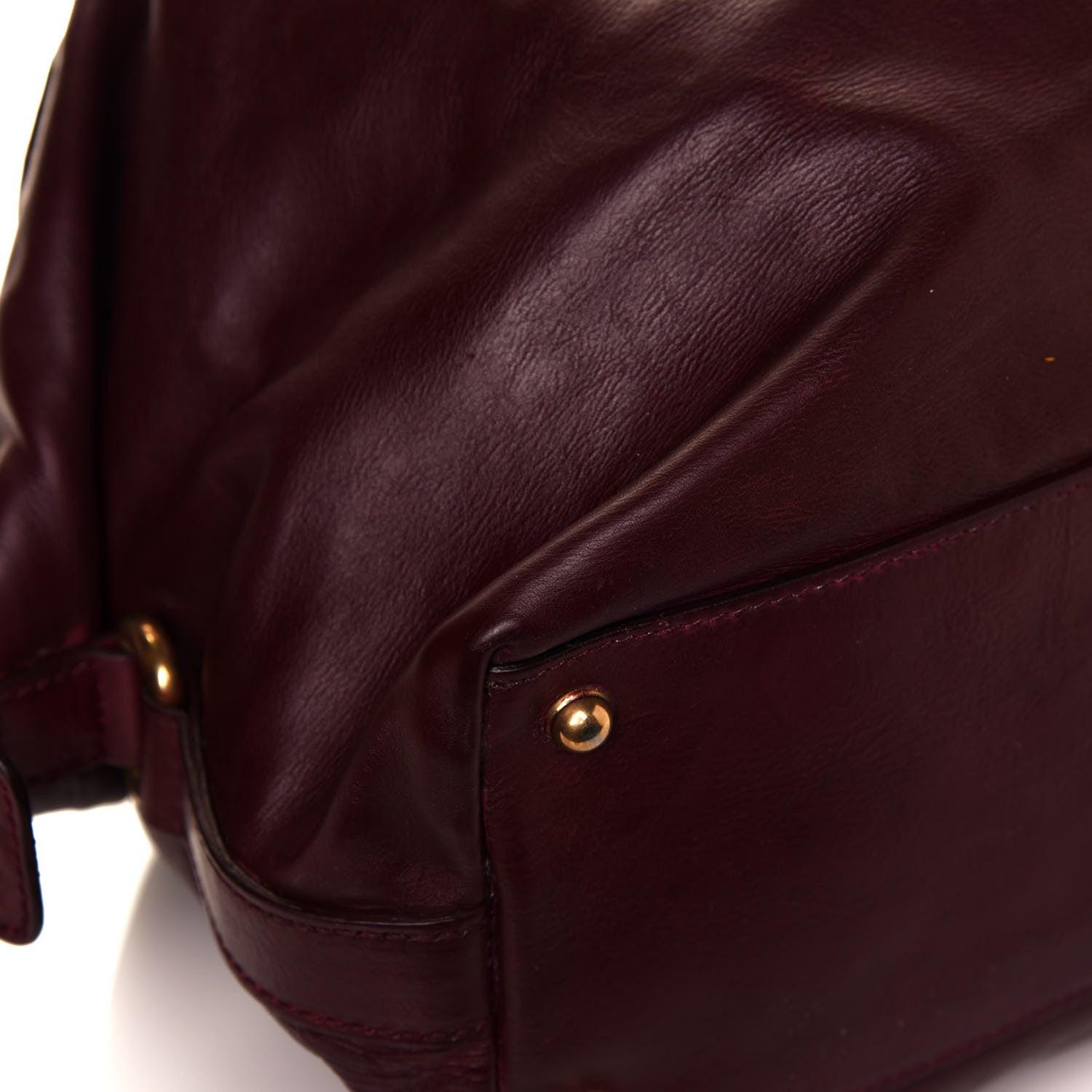 Gucci Soft Calfskin Icon Top Handle Bag Burgundy 10 of 19