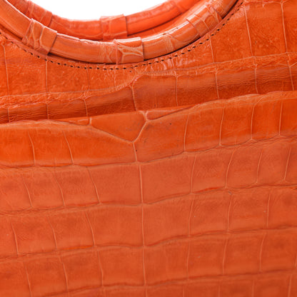 Nancy Gonzalez Crocodile Small Regina Top Handle Bag Orange 13 of 14