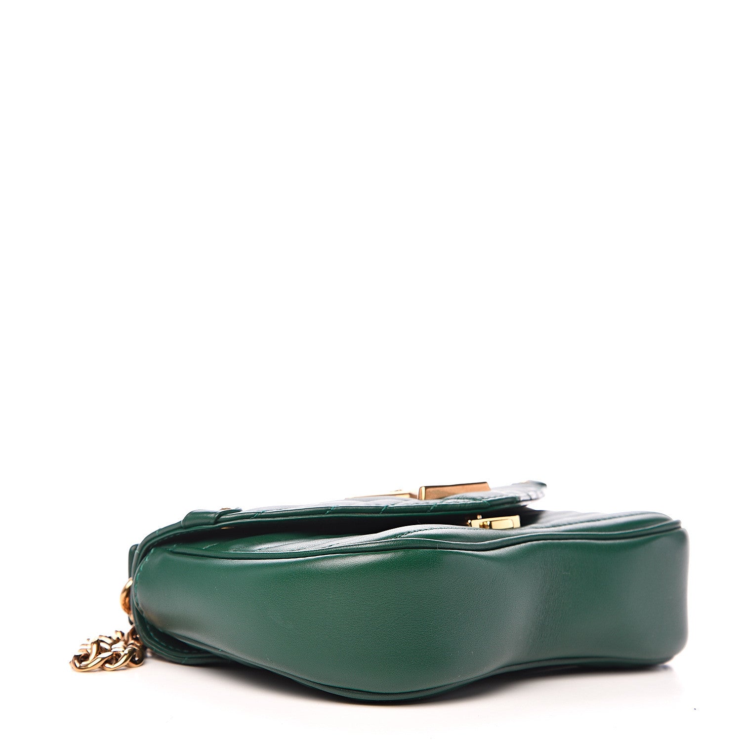 Louis Vuitton Calfskin New Wave Chain PM Emerald 3 of 9