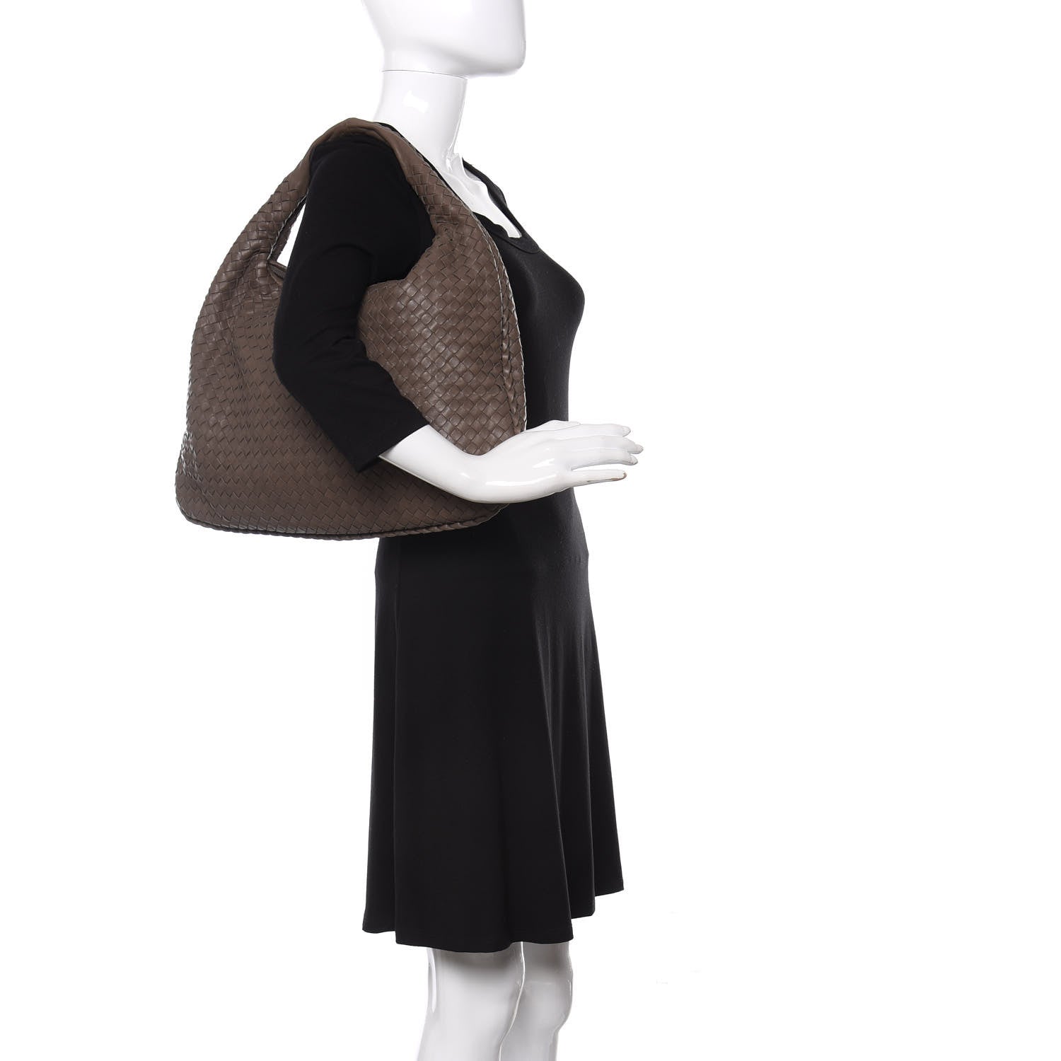 Bottega Veneta Nappa Intrecciato Medium Veneta Hobo Shadow 2 of 11