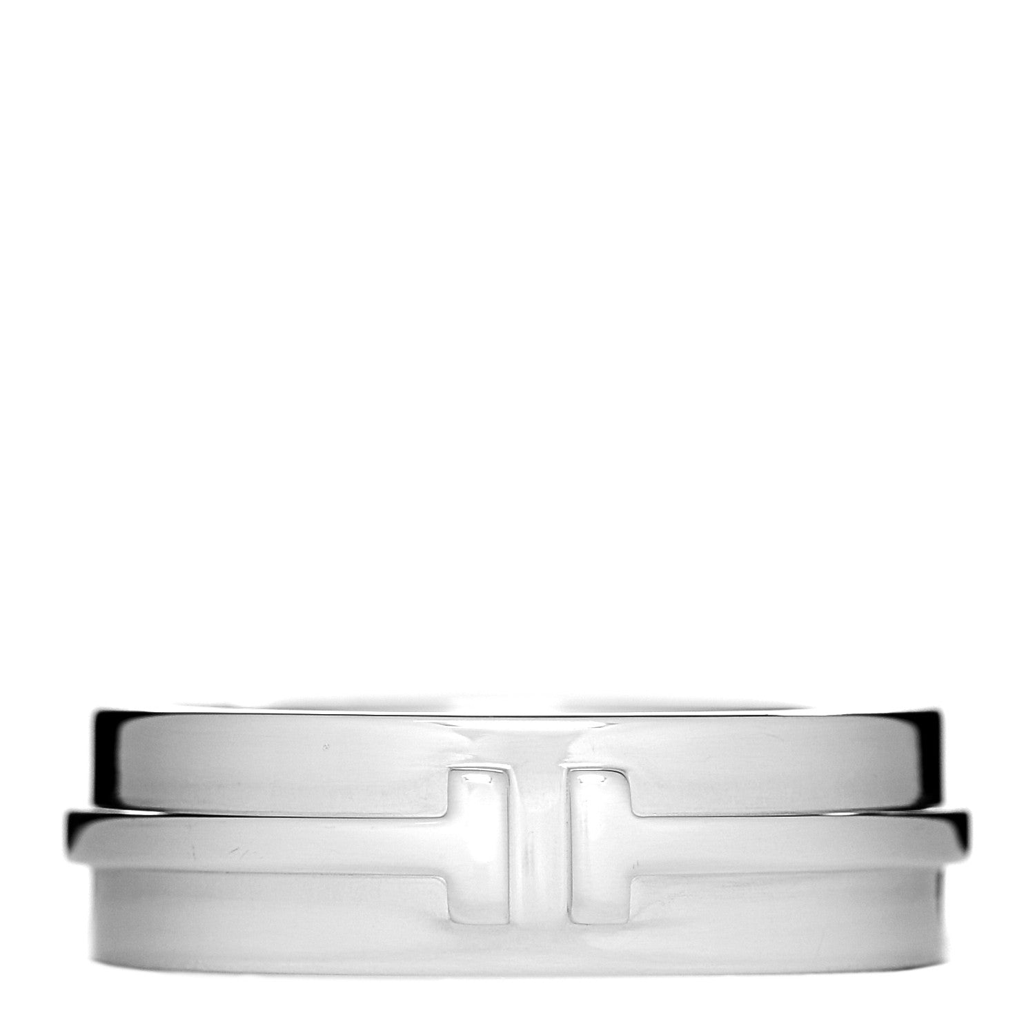 Tiffany Sterling Silver T Two Ring 52 6 1 of 4