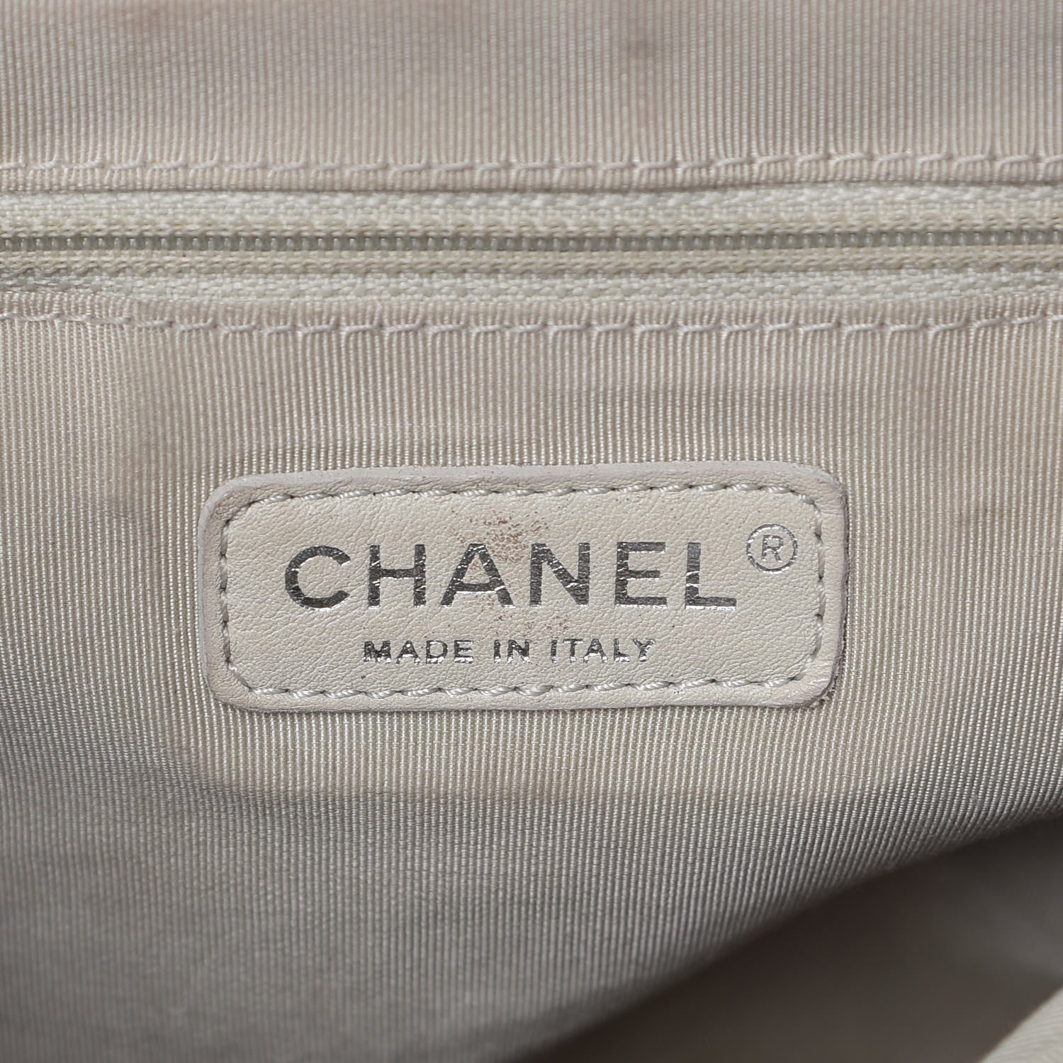 Chanel Washed Lambskin Quilted Large Chain Around Messenger Taupe 6 of 12
