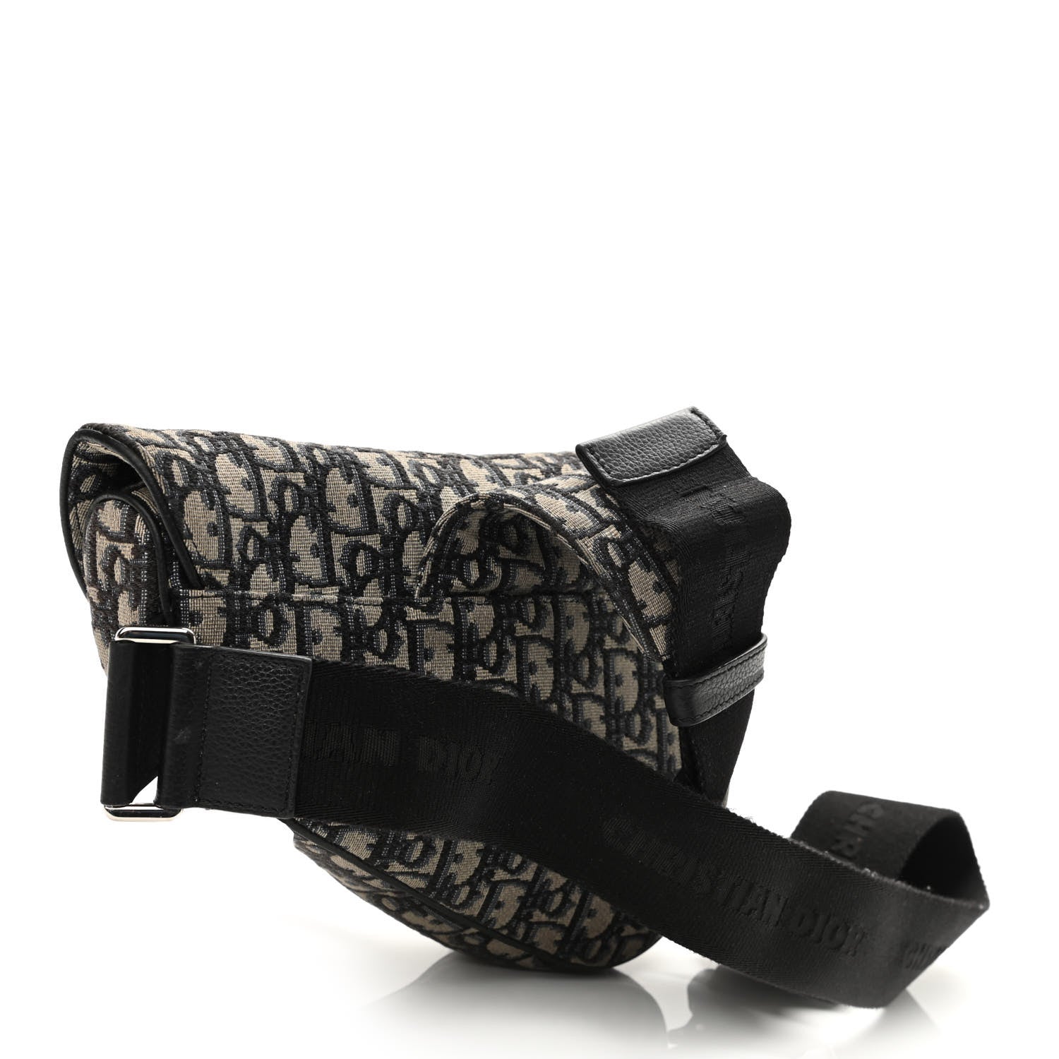 Christian Dior Oblique Mens Saddle Bag 3 of 14