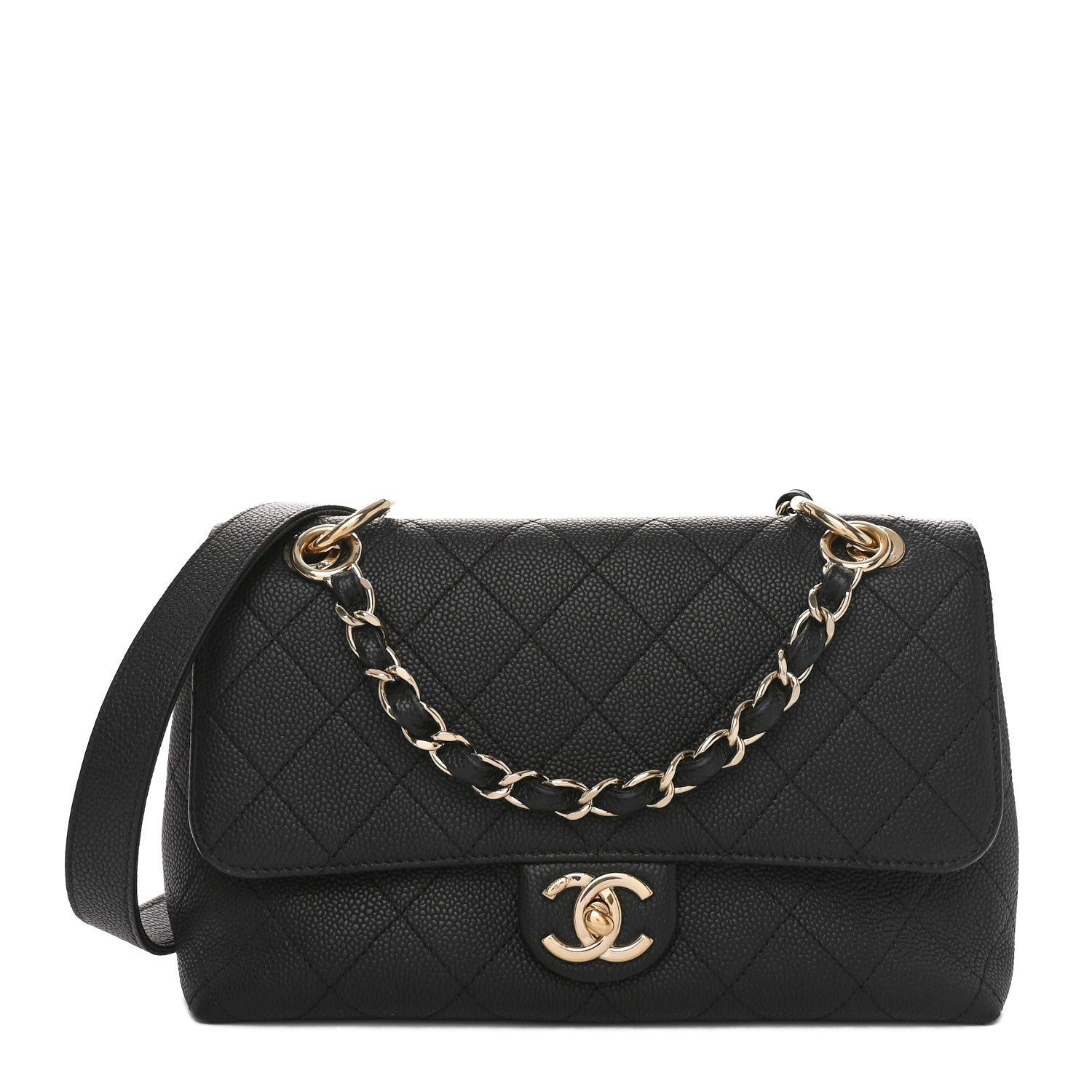 Chanel Caviar Quilted City Walk Flap Black 1 of 10