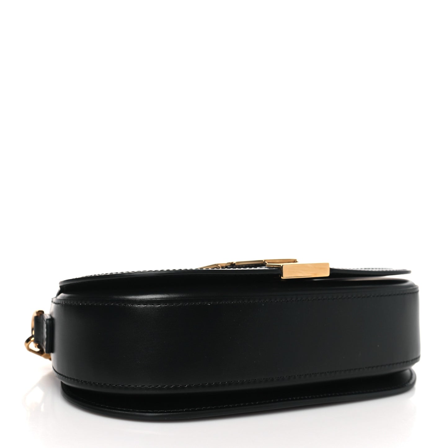 Calfskin Medium Greca Goddess Shoulder Bag Black