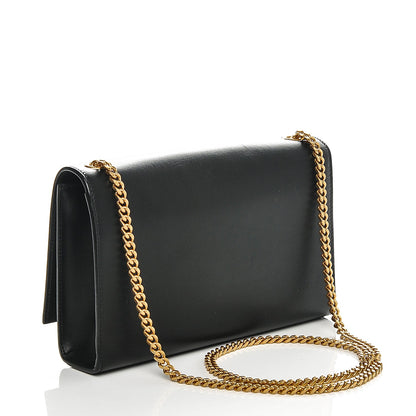 Saint Laurent Smooth Calfskin Medium Classic Monogram Kate Tassel Satchel Black 3 of 8