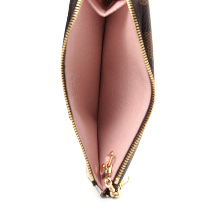 Louis Vuitton Damier Ebene Recto Verso Card Holder Rose Ballerine 5 of 7