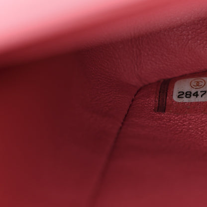 Chanel Lambskin Quilted Medium Double Flap Pink 7 of 12