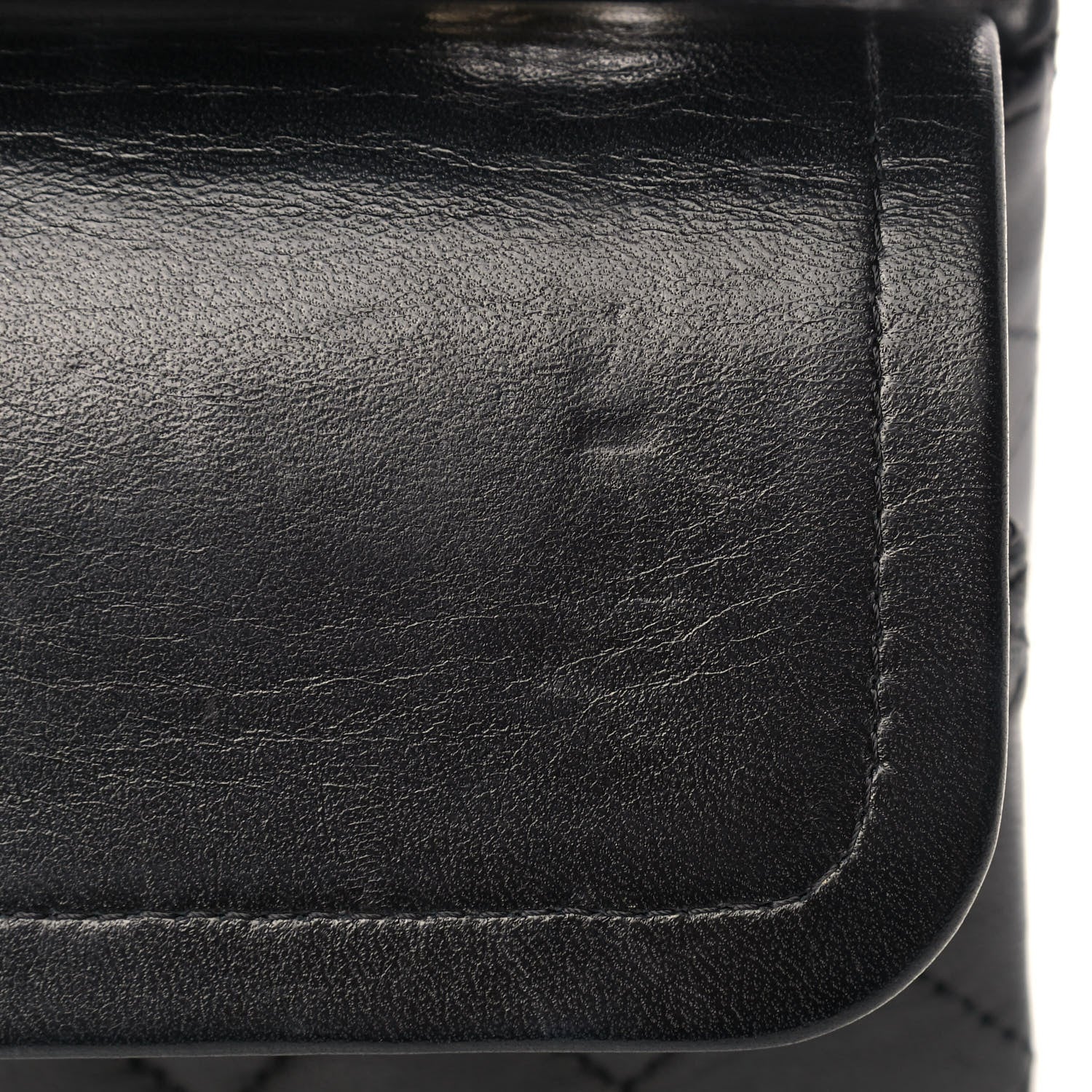 Chanel Lambskin Quilted Medium Double Flap Black 11 of 14
