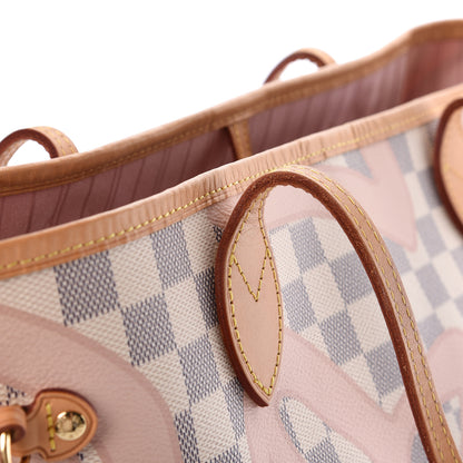 Louis Vuitton Damier Azur Tahitienne Neverfull MM 20 of 21