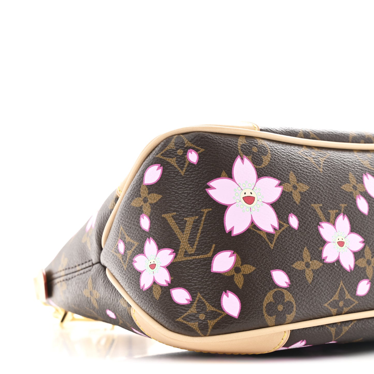 LV X TM Monogram Cherry Blossom Boulogne Sakura Brown