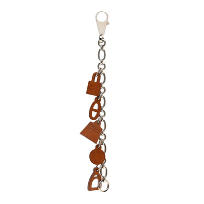 Hermes Barenia Breloque Olga Amulette Bag Charm Fauve 1 of 3
