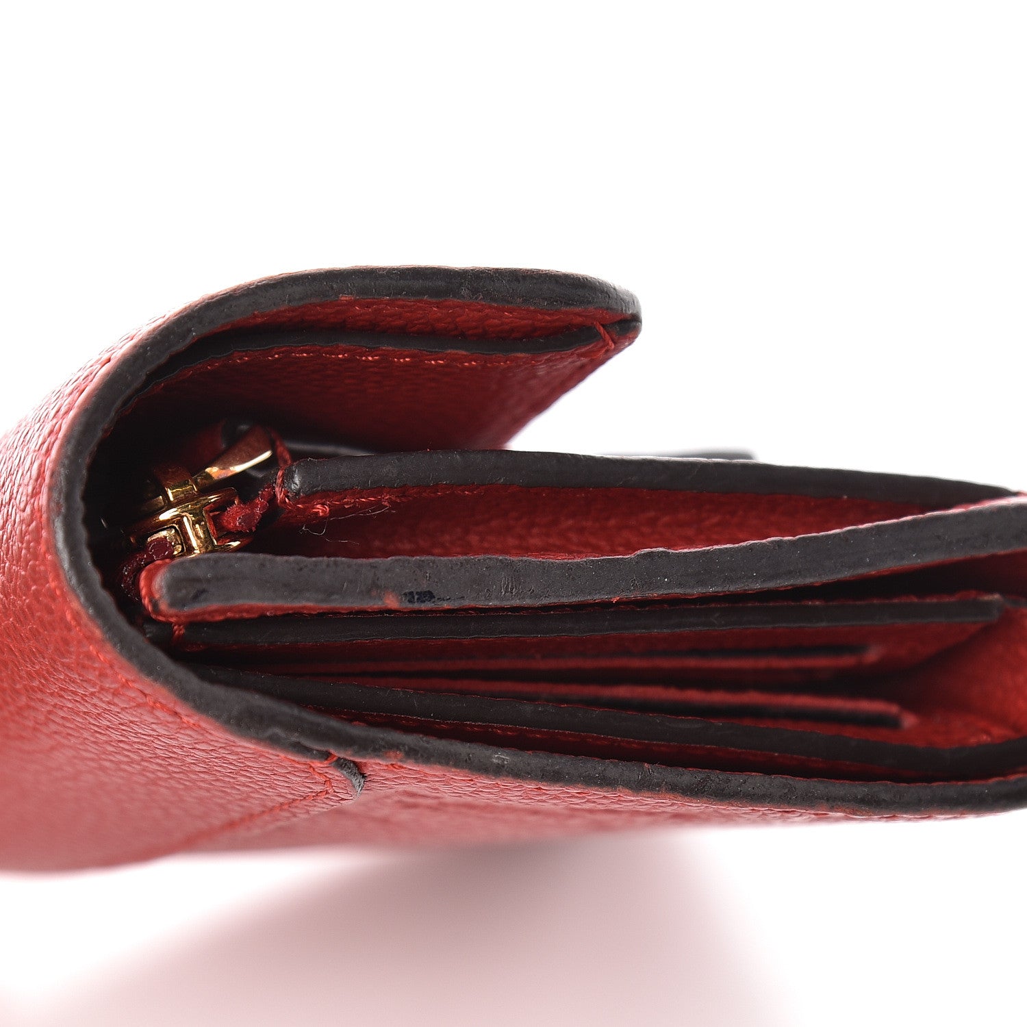 Louis Vuitton Empreinte Pont-Neuf Compact Wallet Cherry 10 of 13