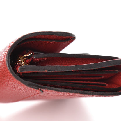 Louis Vuitton Empreinte Pont-Neuf Compact Wallet Cherry 10 of 13