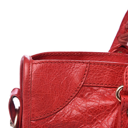 Balenciaga Agneau Giant 12 Rose Gold Hardware City Rouge Coquelicot 14 of 17