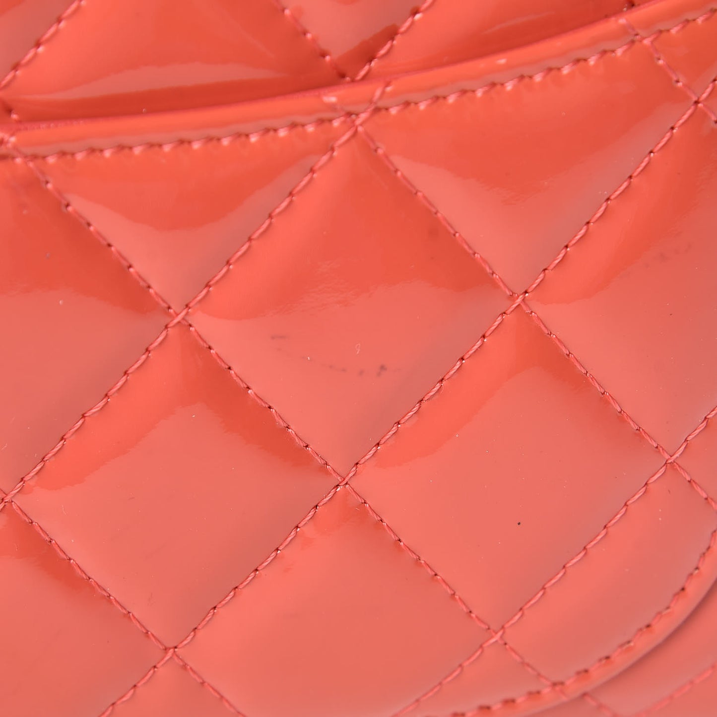 Patent Quilted Travel Wallet Rose Fonce