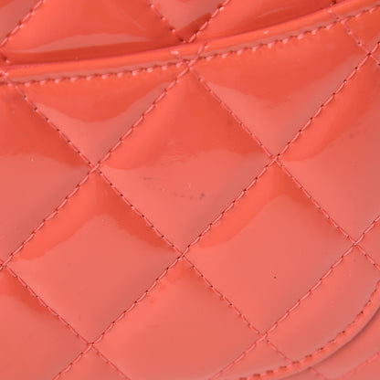 Chanel Patent Quilted Travel Wallet Rose Fonce 16 of 22