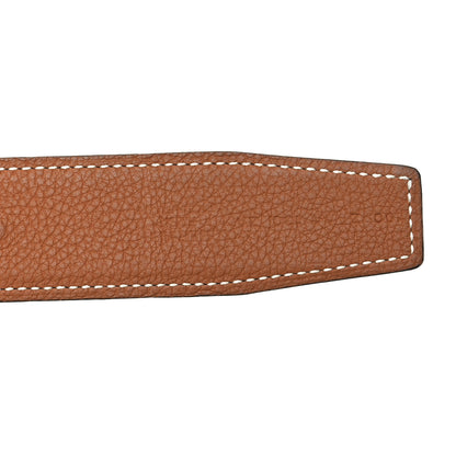 Hermes Box Togo 32mm Belt Strap 100 40 Black Gold 5 of 7