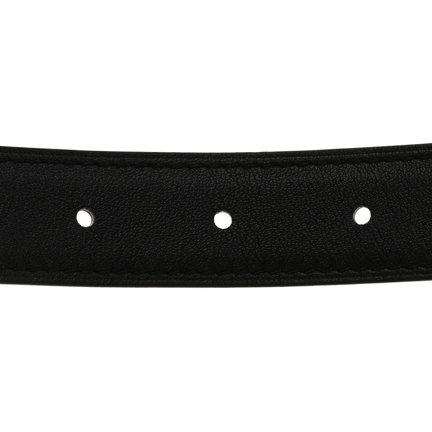 Hermes Swift Epsom 24mm Belt Strap 75 30 Black Gold 7 of 8