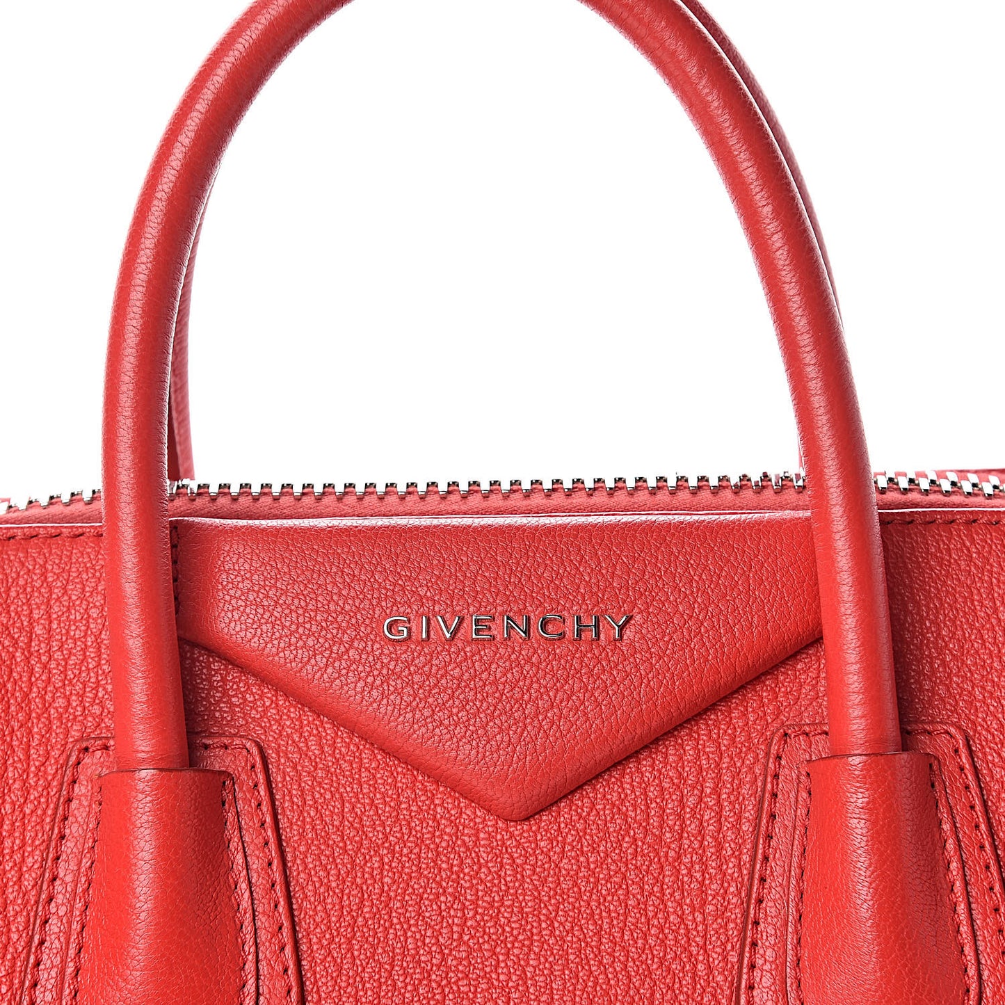 Sugar Goatskin Small Antigona Medium Red