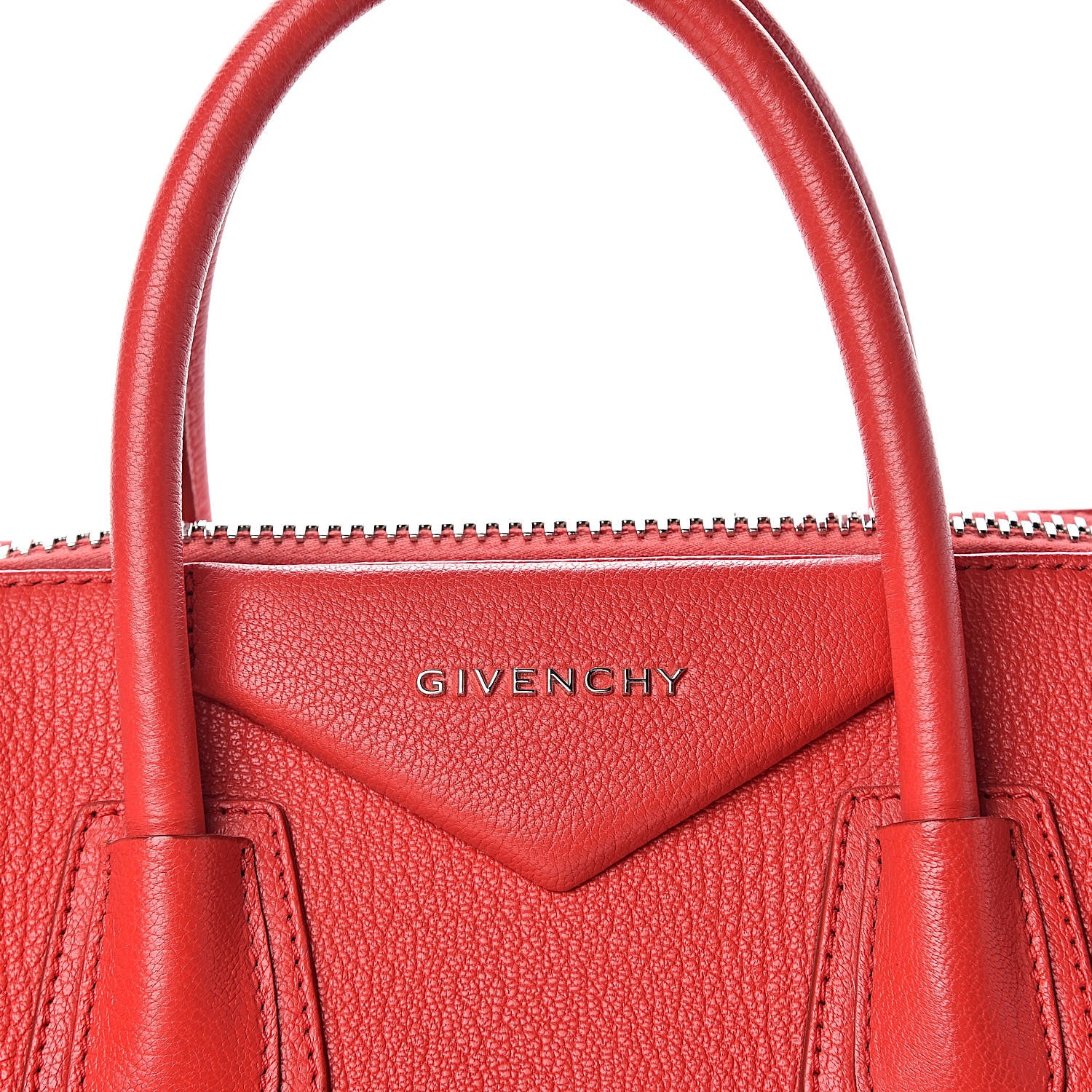 Givenchy Sugar Goatskin Small Antigona Medium Red 8 of 10