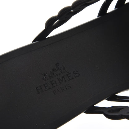 Hermes Chaine d'Ancre Nude Sandals 37 Black 7 of 8