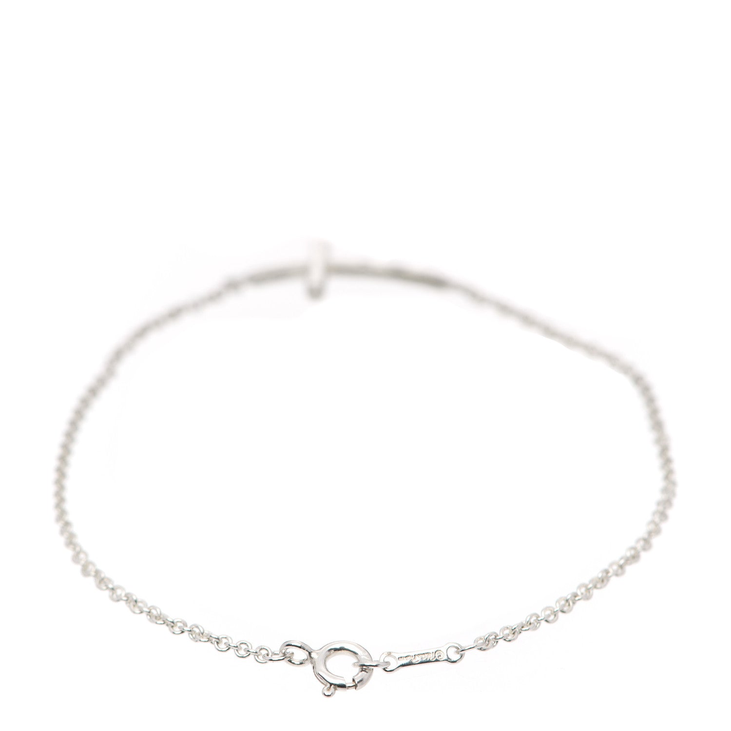 Tiffany Sterling Silver Paloma Picasso Hammered Cross Bracelet 2 of 4