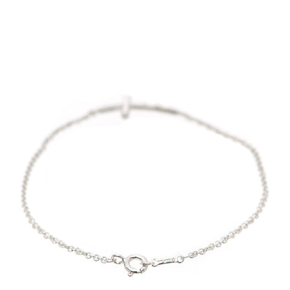Tiffany Sterling Silver Paloma Picasso Hammered Cross Bracelet 2 of 4