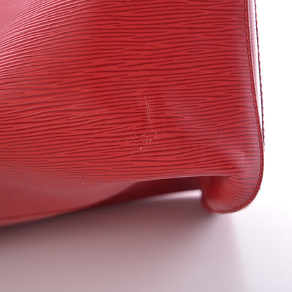 Louis Vuitton Epi Keepall 55 Castillan Red 9 of 23