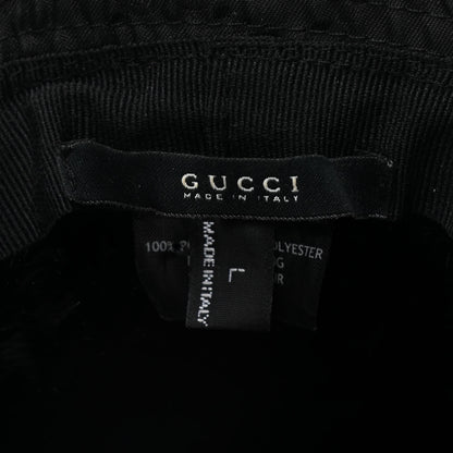 Gucci Nylon Lapin Fur Monogram Bucket Hat L Black 5 of 8